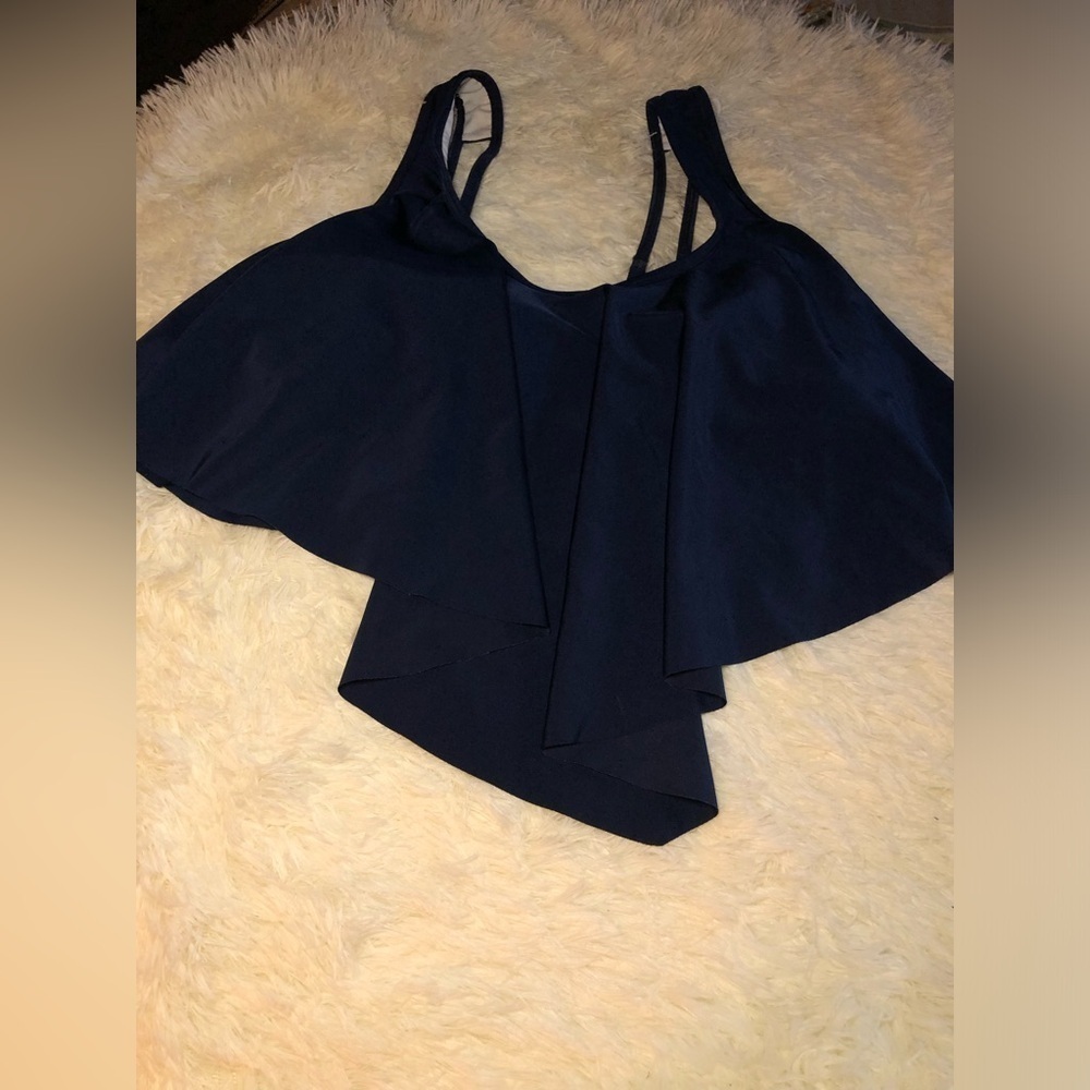 Vibrant Navy Blue Bikini with Adjustable Straps and Quick-Dry Fabric XXL - Picture 5 of 12